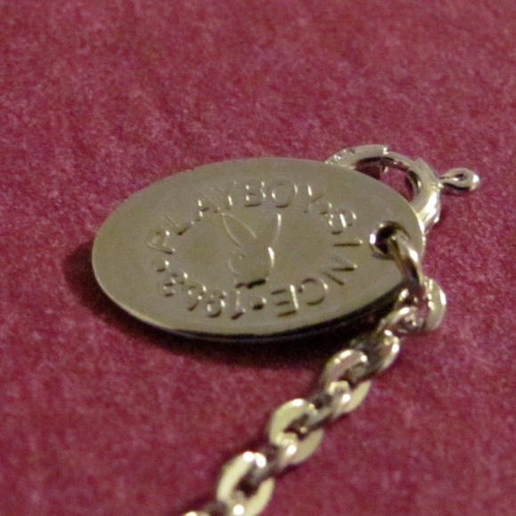 Sterling Silver PLAYBOY Necklace Playmate Pendant - Picture 5 of 7